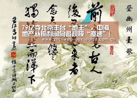 79亿夺北京丰台“地王”,中海地产从抓利润向追规模“变速”|欧亿体育(图1) 欧亿体育平台
